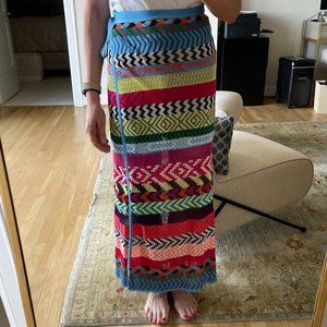 Mary Katrantzou knit wrap skirt, size L